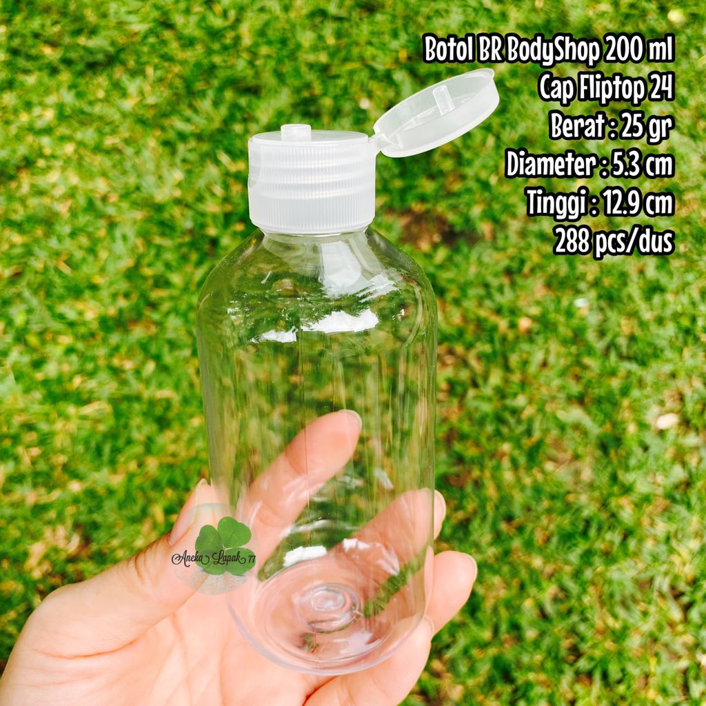 Botol FLIP BR Gendut 200 ml botol kemasan kosmetik 200 ml