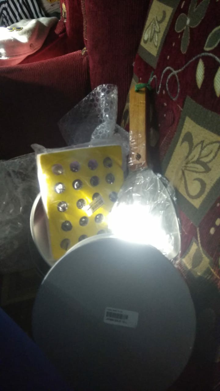 Loyang Kue Bolu 1 Set Segi Besar (isi 2pcs Ukuran Berbeda ) Tinggi=6 Cm Alumunium Kotak Persegi