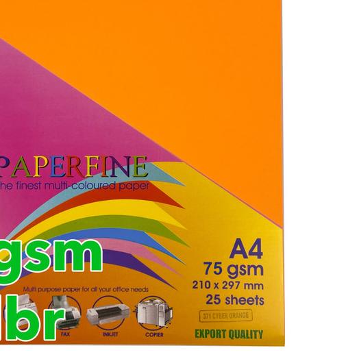 

♚ Kertas HVS Warna Paperfine Cyber Orange ♠