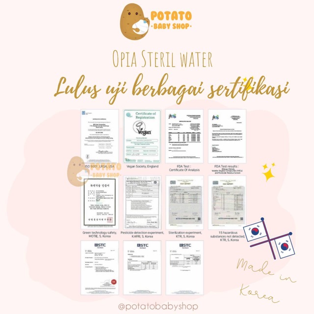 Opia Steril Water &amp; Sanitizer