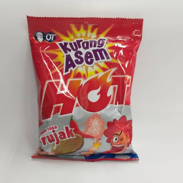 Permen Kurang Asem Hot Rujak 130gr