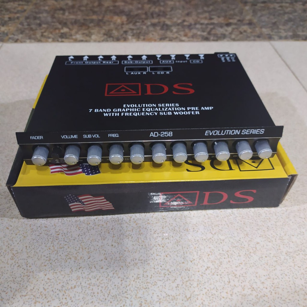 Parametrik pre amp mobil pengaturan frequensi ADS