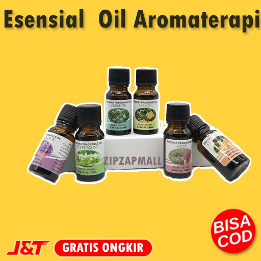 Oil Aromatherapy Diffusers Minyak Esensial 6x10ml - Minyak Angin Aromatherapy Murah Original