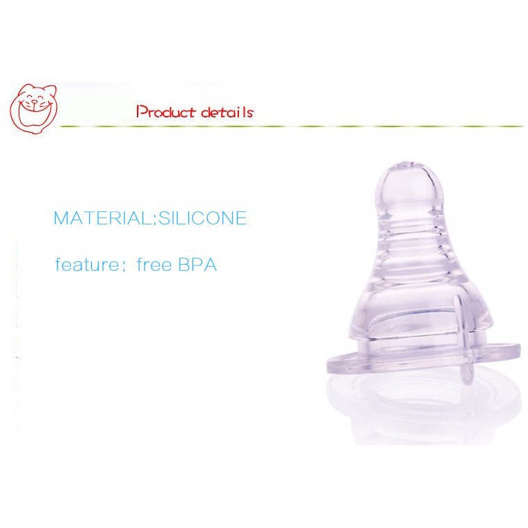 Baby Breast Feeding Pigeon Nipple Kids Silicone Wide Caliber for Different Milk Bottle Pacifier