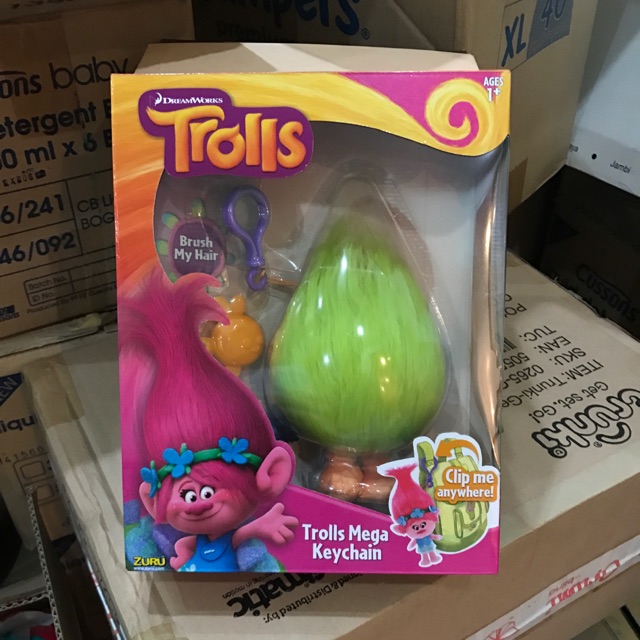 Trolls Mega Keychain Fuzzbert