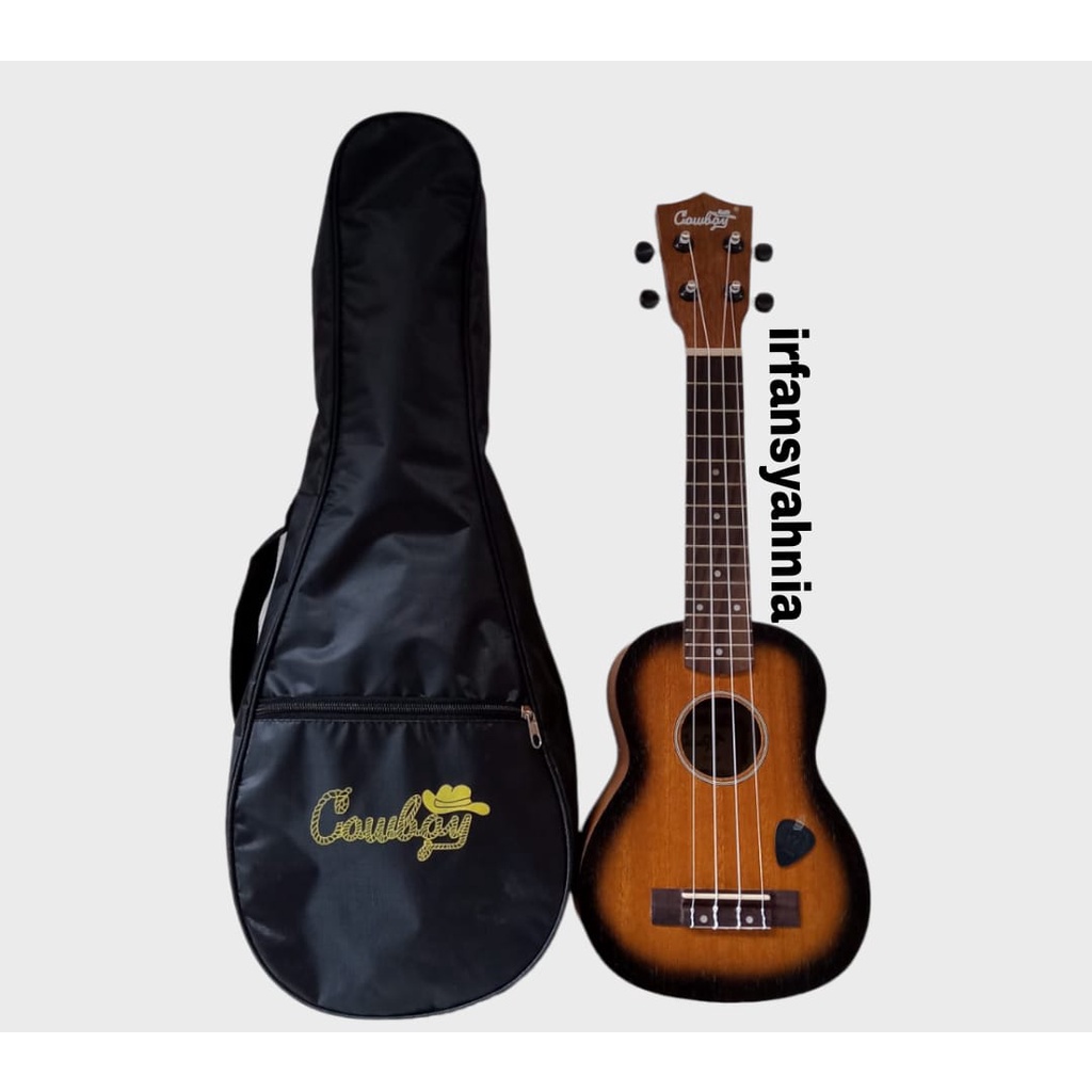 Ukulele cowboy Soprano sopran 21&quot; original cowboy karakter premium