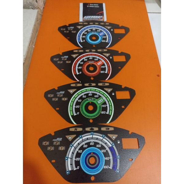 papan speedometer custom supra x 125 pilih warna