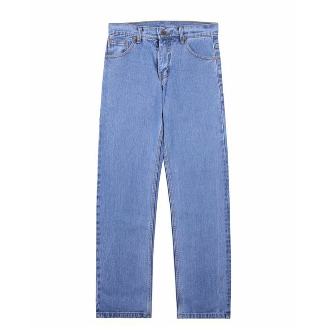 HOURGLASS Basic Reguler Jeans Light Blue - Celana Jeans Regular Biru Muda