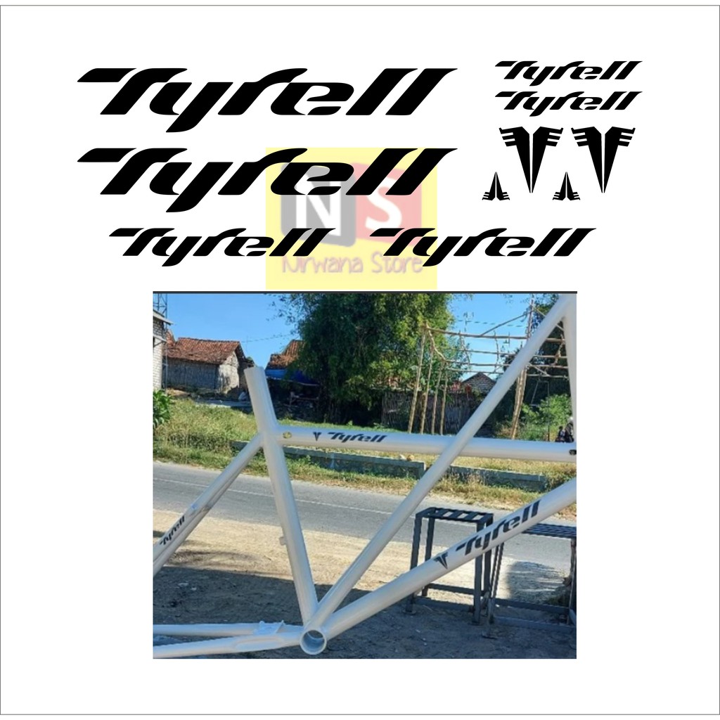 Stiker Tyrell Sepeda Lipat Folding Bike