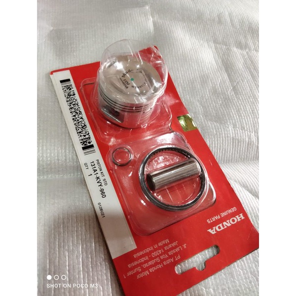 piston kit Beat karbu ori AHM ada OS STD, 50, 100