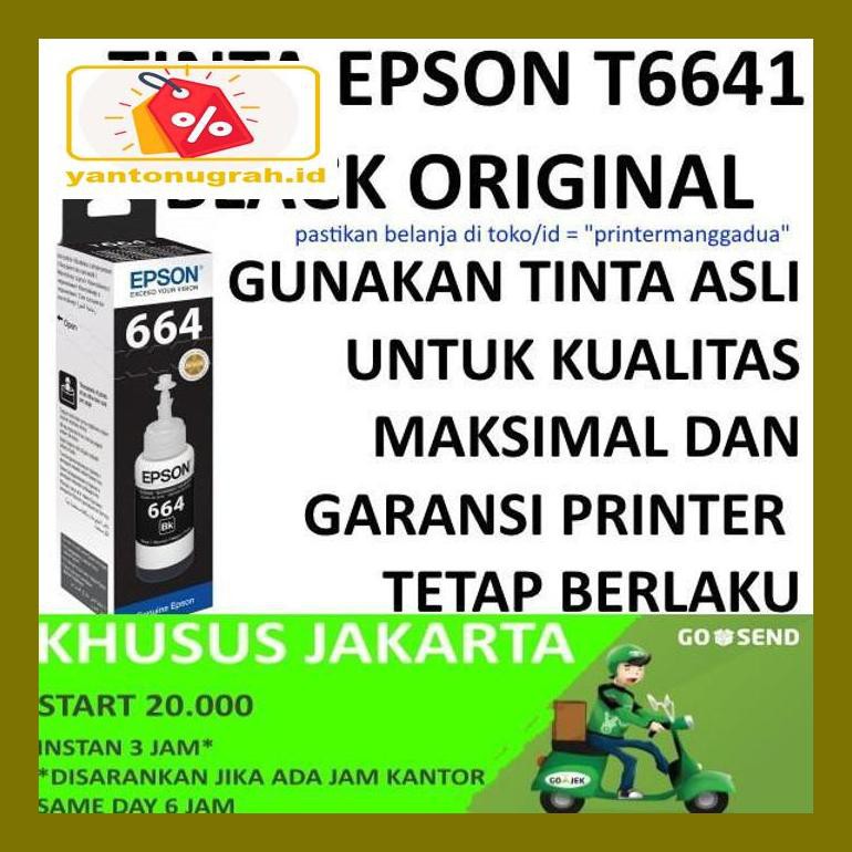 

Pt740Dpp Epson T6641 Black Tinta Original - Hitam Pt0P8D6M