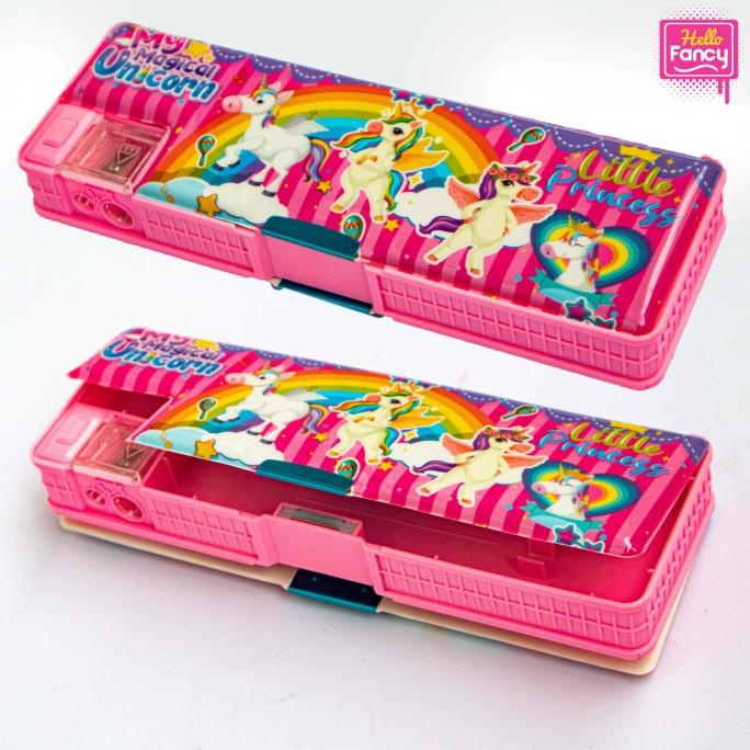 

Tempat Pensil Magnet Karakter 2 Sisi + Rautan / Kotak Pensil CC-7810