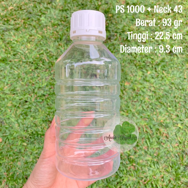 Botol 1 liter PS 1000 ml tebal madu minyak sirup