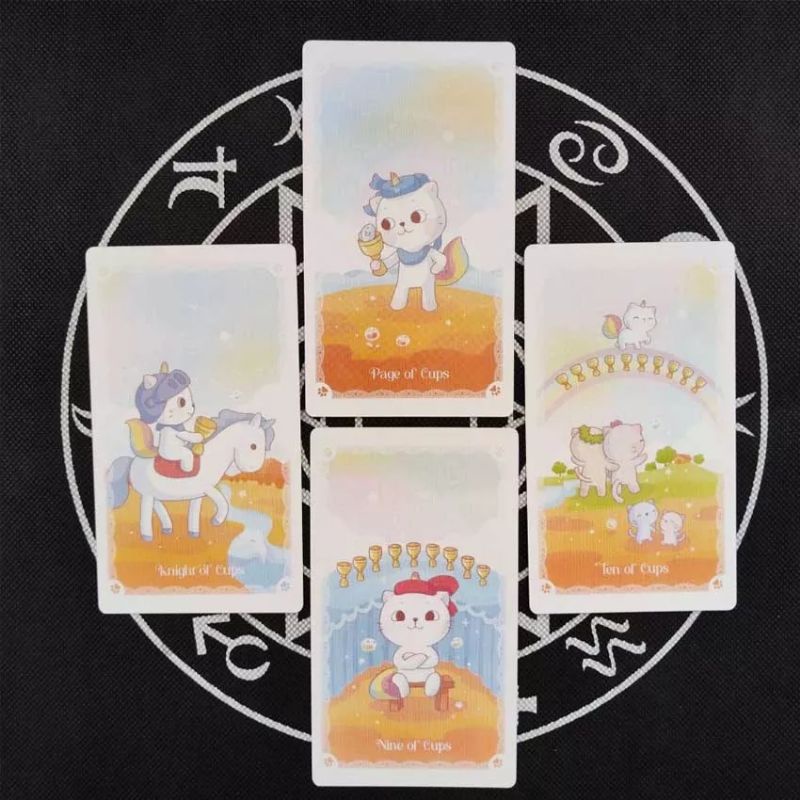 Kittycorn Tarot 12x7cm include guide paper