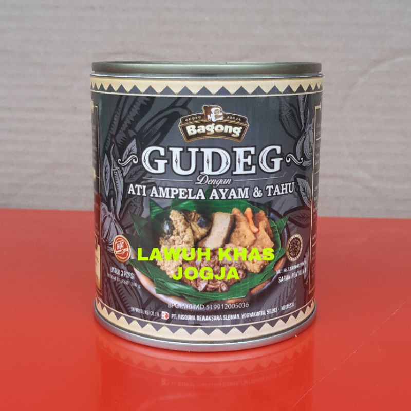 

Gudeg Kaleng BAGONG ati ampela + tahu / free Bubble Wrap