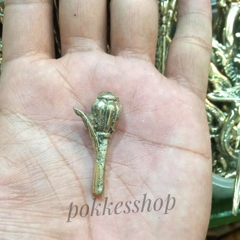 Barang Antik Bunga Kantil Kuningan Asli