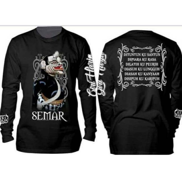KAOS PANJANG GIRIHARJA 100% ORIGINAL - WAYANG SEMAR