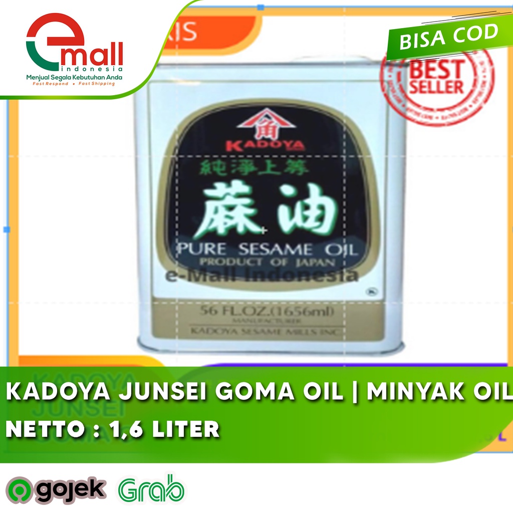 

Kadoya Junsei Goma Oil 1.6L || Minyak Wijen Premium Quality