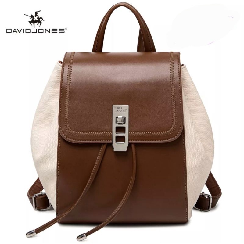 David jones paris tas ransel bahan pu wanita new fashion