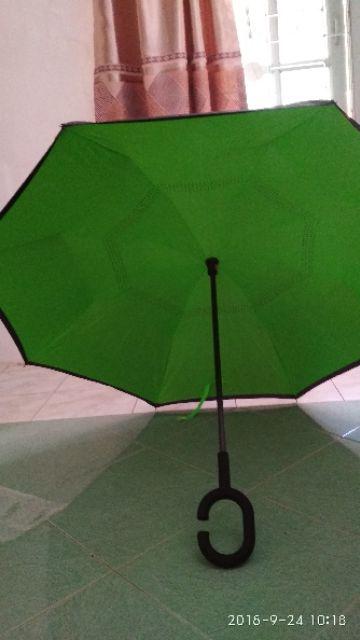 Payung Mobil / Payung Terbalik / Reversed Umbrella / Payung Gagang C / Payung Polos / Payung