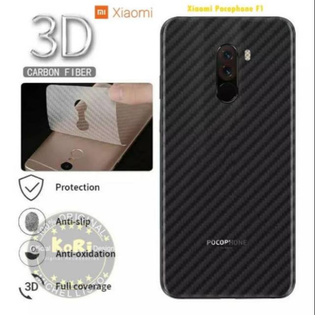 Garskin Carbon Pocophone F1 - Skin Carbon Xiaomi Pocophone F1