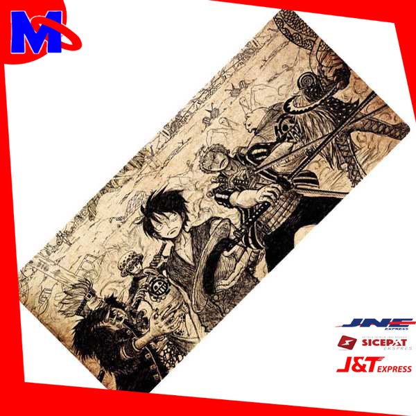 Mouse Pad Komputer Gaming Full XL Desk Mat kartun jepang
