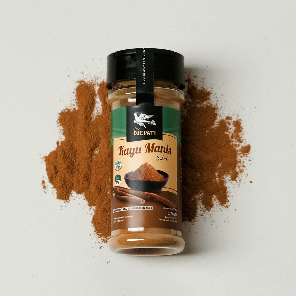

Kayu Manis Bubuk Botol Premium 50 Gr Cap Djepati