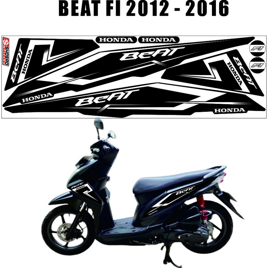 Jual STIKER STRIPING BEAT FI TAHUN 20122015 MOTOR HONDA BEAT FI