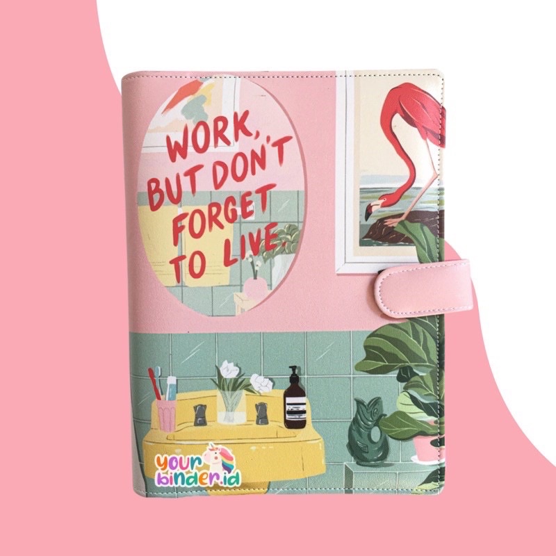 

BINDER PRINTING FLAMINGGO AESTHETIC 20r,26r - A5/B5 READY STOCK