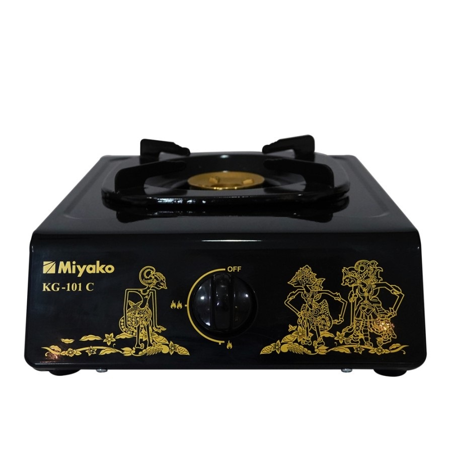 KOMPOR GAS MIYAKO KG 101 C WYG 1 TUNGKU TEFLON 4 KAKI