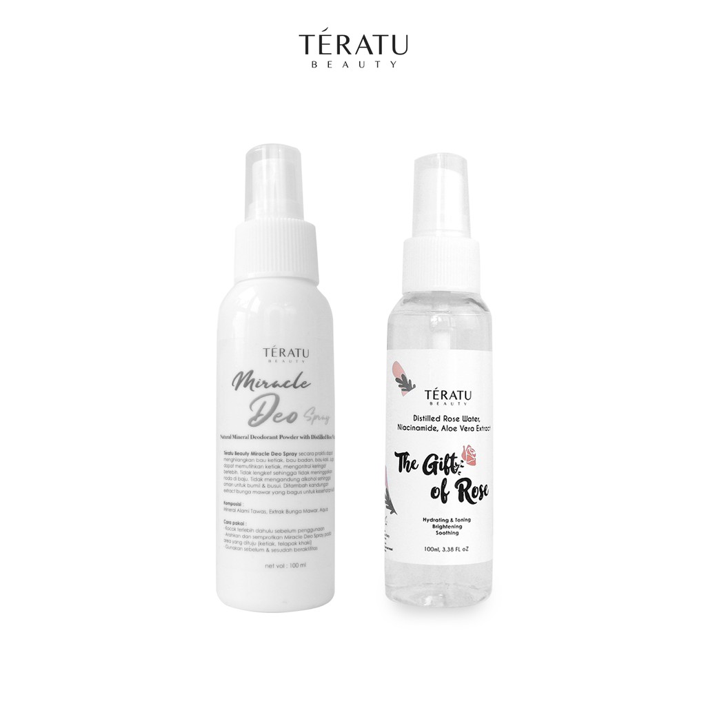 

Teratu Beauty (Spray) Miracle Deo Spray & The Gift of Rose