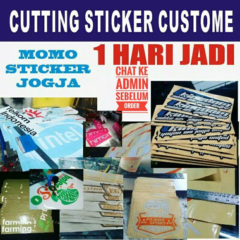 

Custom Stiker 1 HARI JADI Design Cutting Sticker FREE