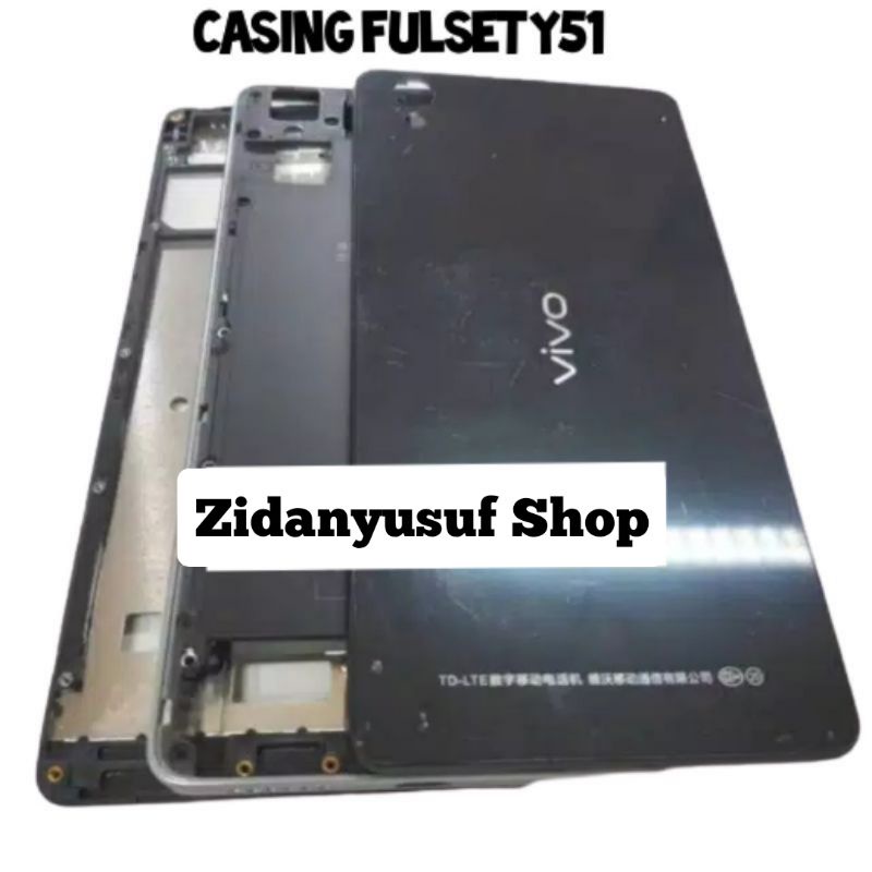 FRAME+BEZZEL+BACKDOOR VIVO Y51 Y51L KESING CASING FULLSET ORIGINAL