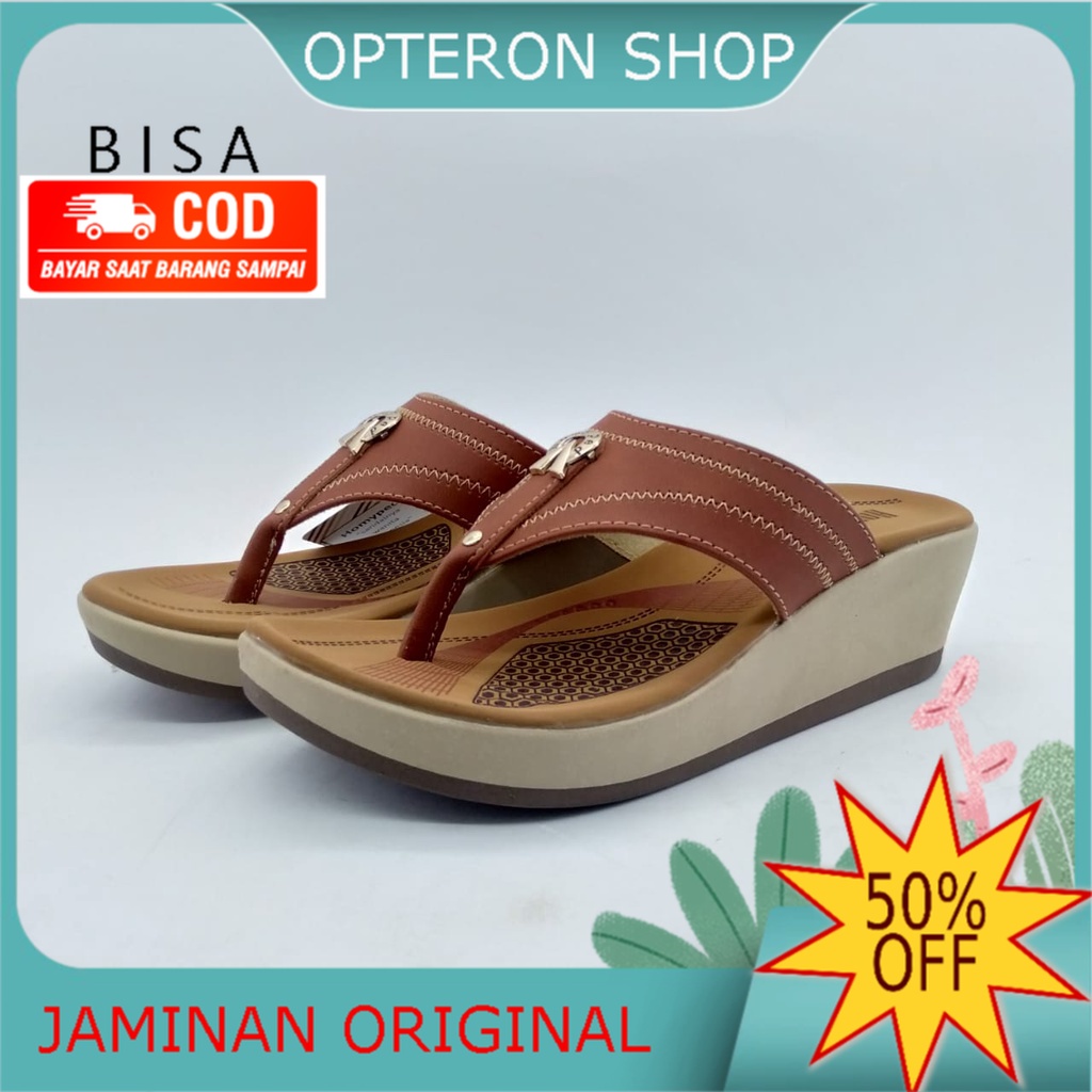 Model Sandal HOMYPED Wanita Original Terbaru Wedges Promo Ori Size 36 - 40 Kekinian Kulit Sintetis L