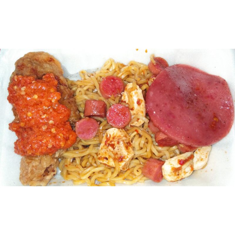 

Mie Geprek Oriza full topping 13k