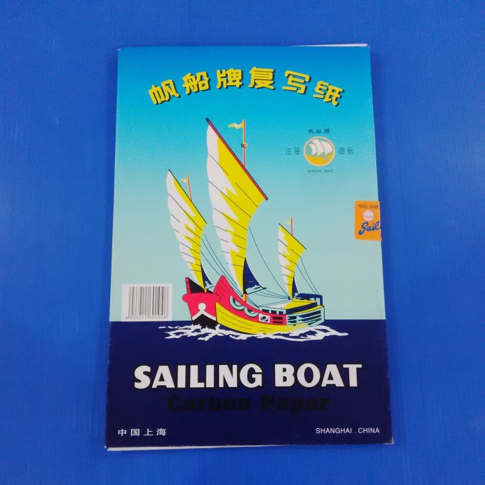 

KERTAS KARBON SAILING BOAT BIRU 100 LEMBAR