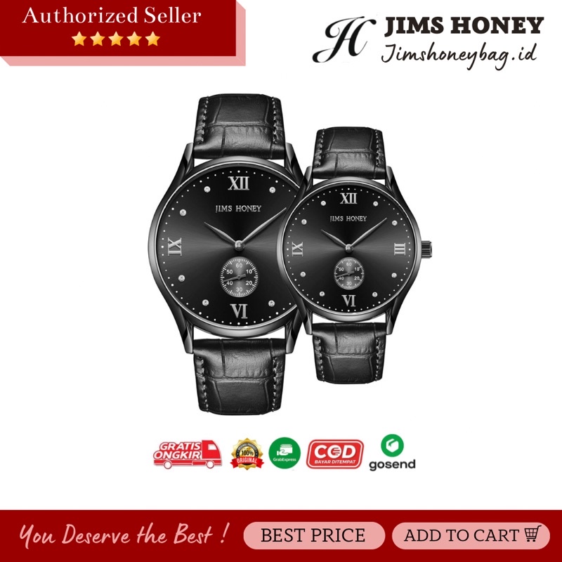 JHW 08 Jam Tangan Couple Jims Honey Original