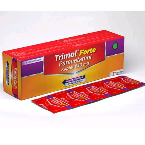 Trimol Forte / 100 kap -- Paracetamol Parasetamol 650 mg