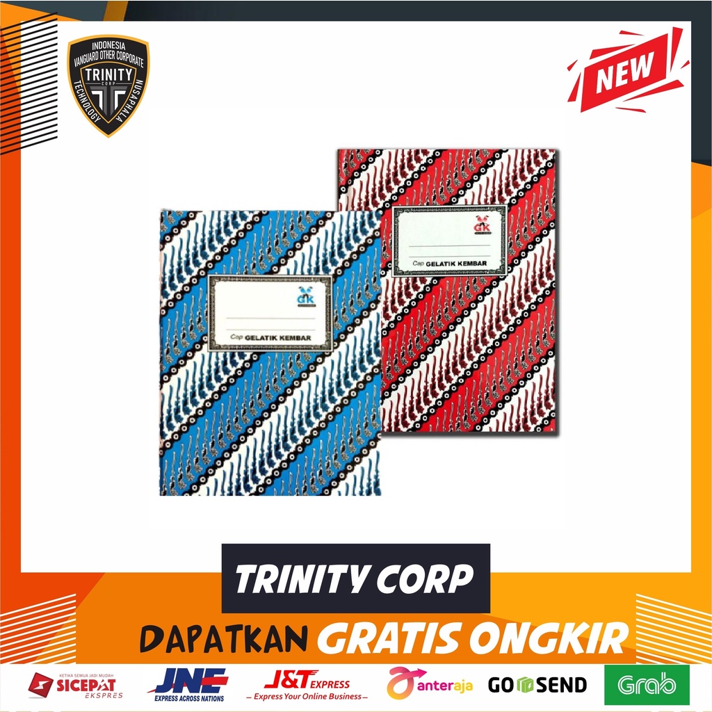 

BUKU QUARTO COVER BATIK GELATIK KEMBAR ISI 200 Per Satuan