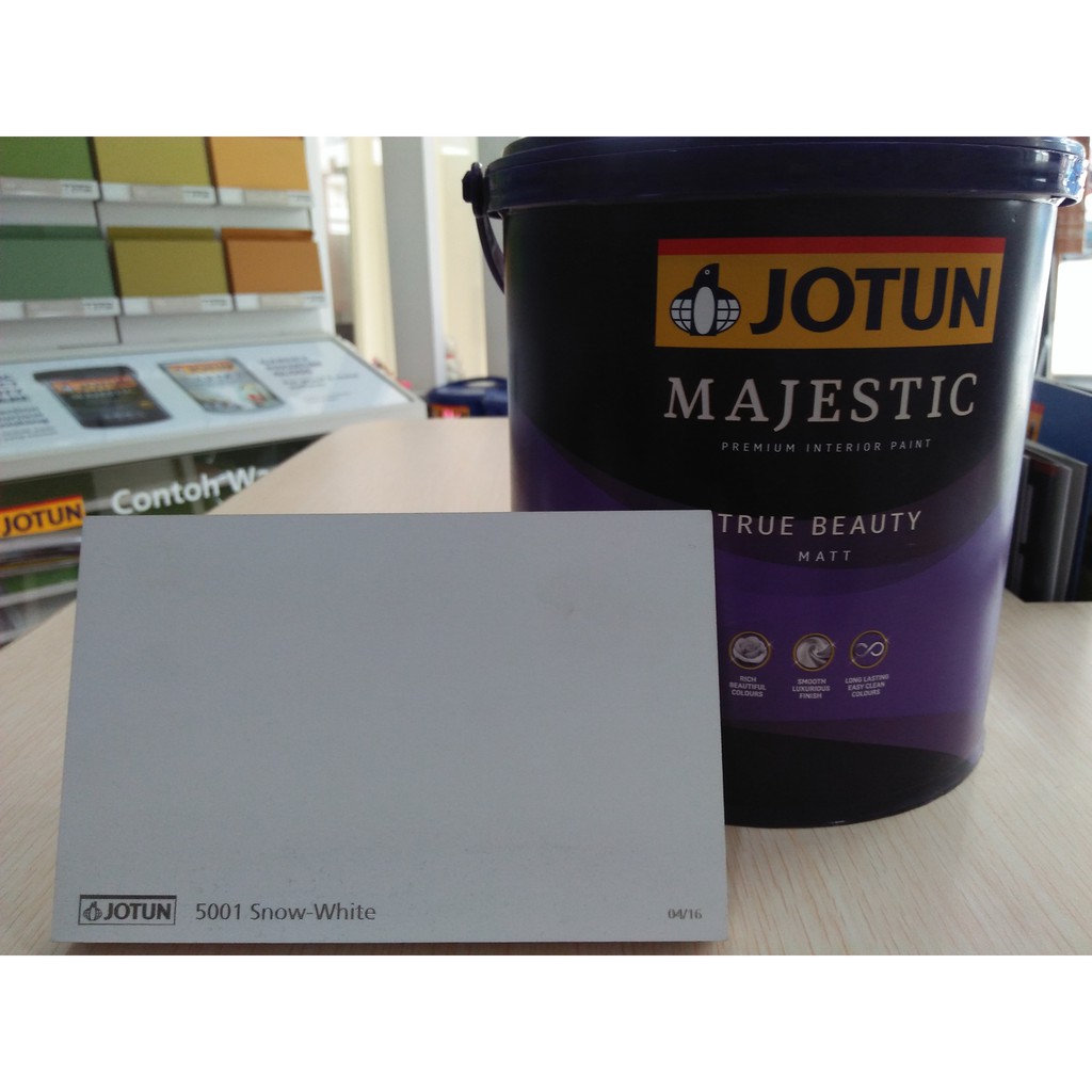 JOTUN Majestic True Beauty Matt 2.5Lt-Snow-White/Cat ...