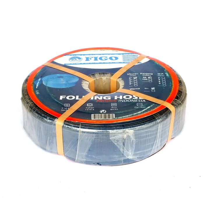 Selang Irigasi 2 Dim 50 Meter Selang Layflat Selang Drip FIGO PVC Elastis