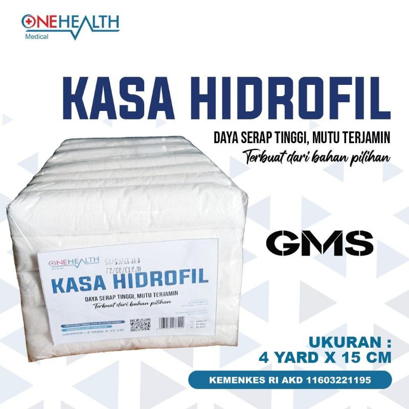 Kasa Verband 4 Yard x 15 cm Onehealth Per Pack / Kasa Gulung