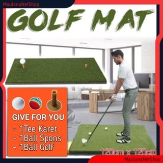 Matras Golf Driving Range 1.2mx1.2m Golf Mat Premium/Karpet Golf/Golf Practice/Latihan Golf/Driving Range Golf