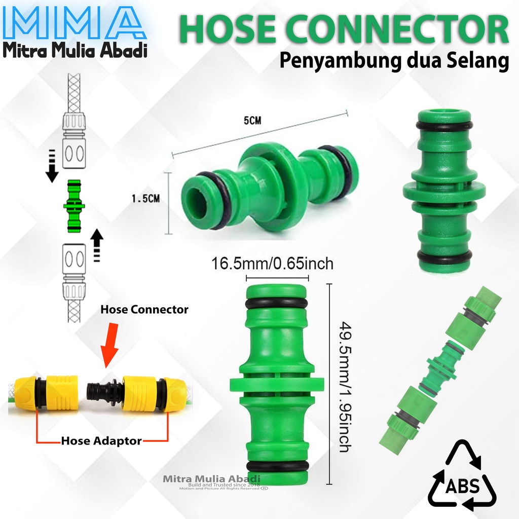 Sambungan Selang Kran Air 1/2 Inch - 5/8 Inch I Konektor Selang