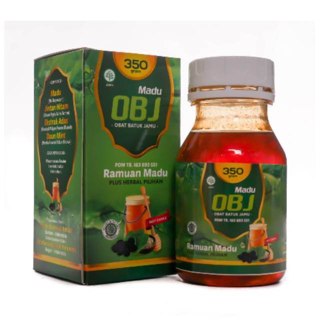 Madu Batuk OBJ - Obat Jamu Batuk - Meredakan Batuk -Obat Batuk