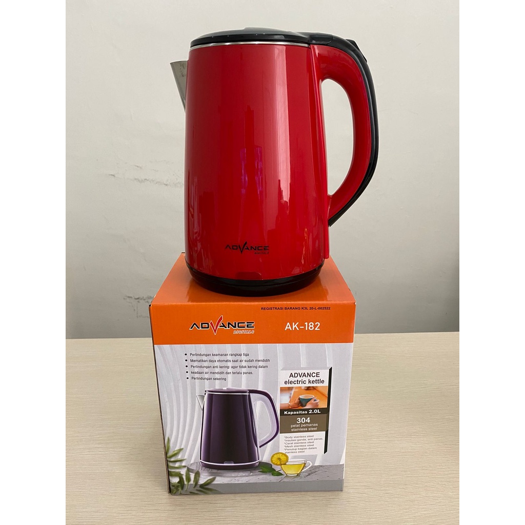 Advance AK-182 Electric Kettle 2 LIter Teko Listrik AK182