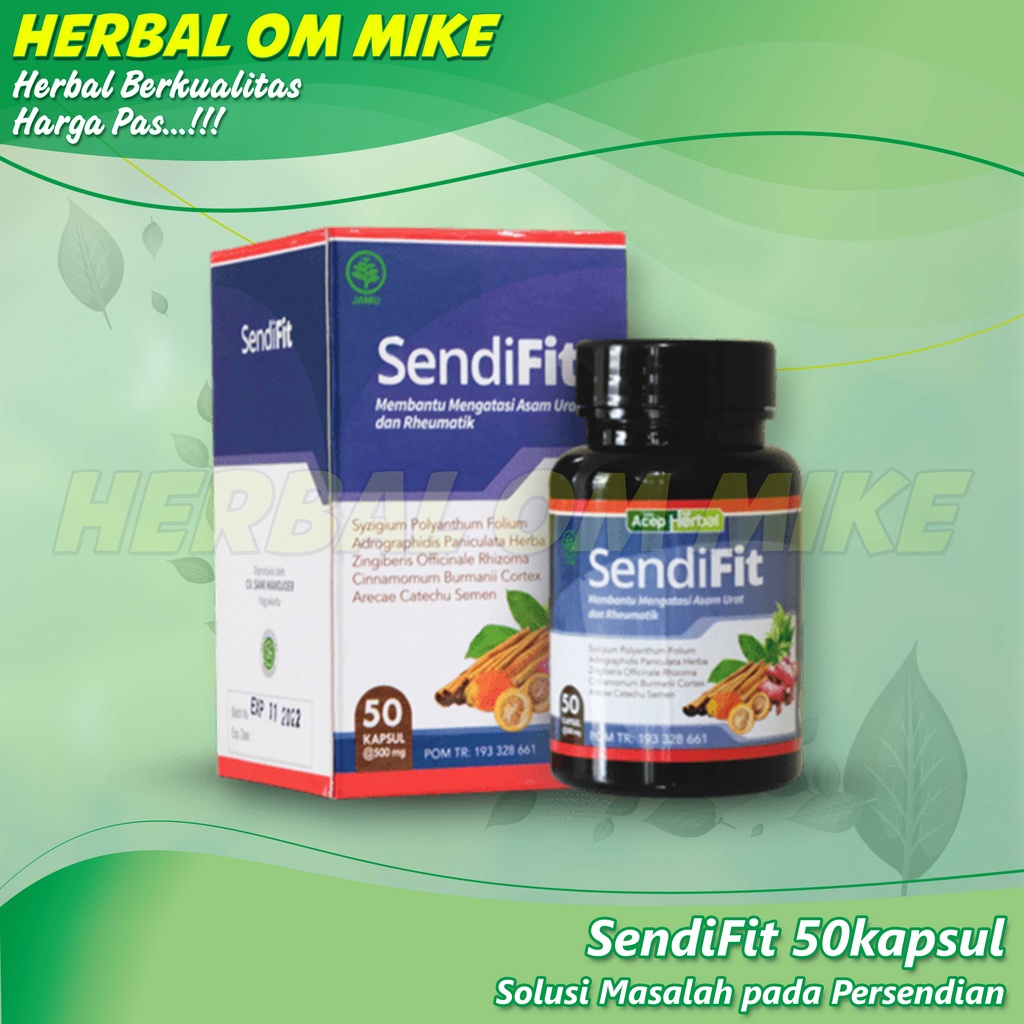 

Sendifit 50kapsul Solusi masalah pada Asam Urat