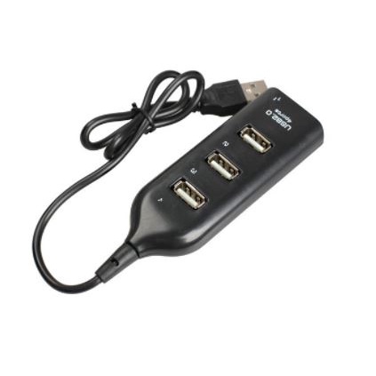 Usb 2.0 hub 4 slot standard 480Mbps 40cm cable NB for pc laptop - Terminal usb2.0 4 port mini