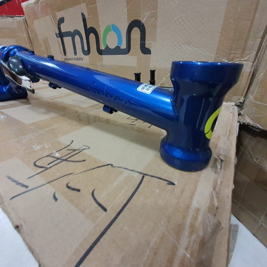 Frame fork FNHON Gust Biru Saphire V brake Handle Post HP vbrake Sepeda Chromolly Not Blast Storm