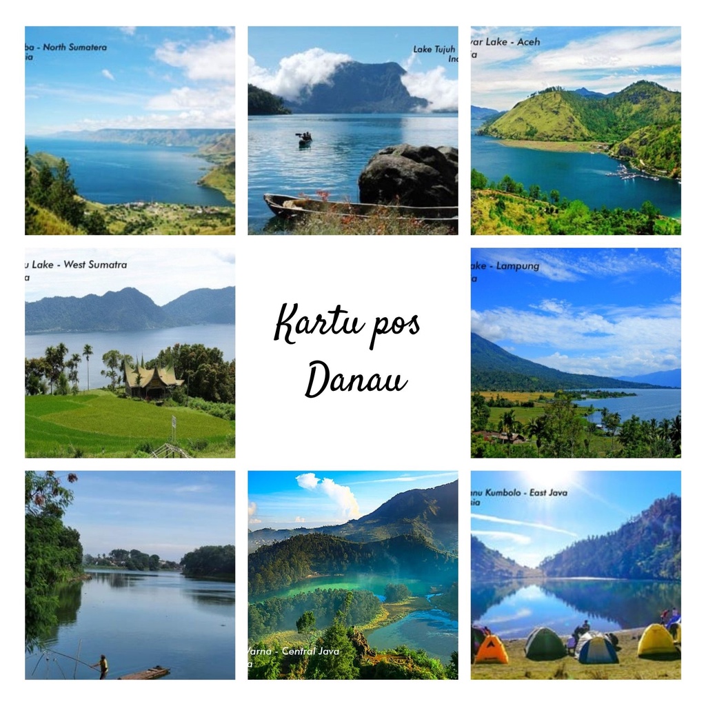 

MC- Kartu pos kartupos Danau / Lake Postcard